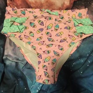 Ice Cream High Waisted Bikini Bottoms Hot Topic